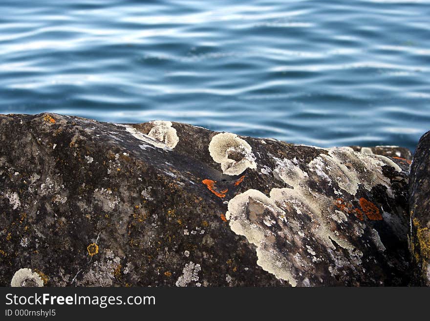 Stone and sea. Stone and sea