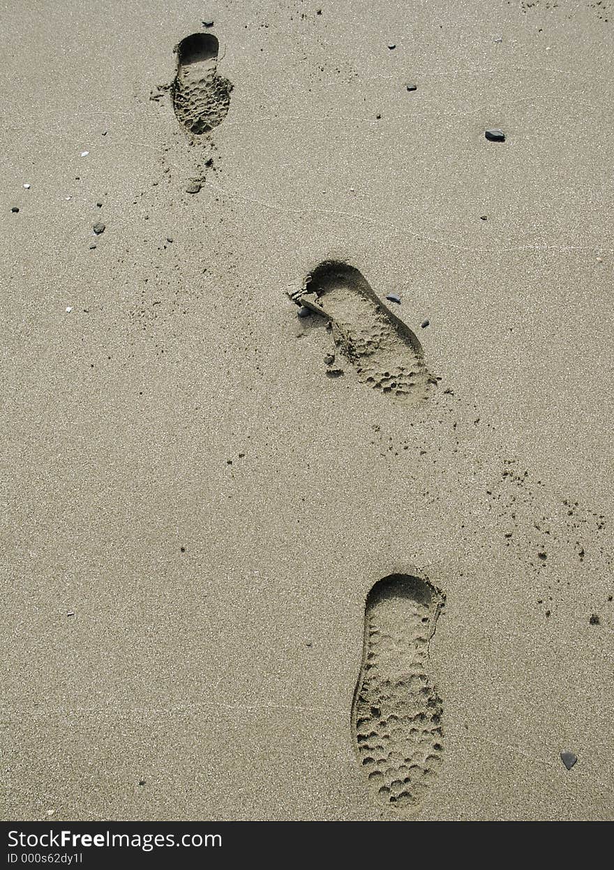 Beach Footprints