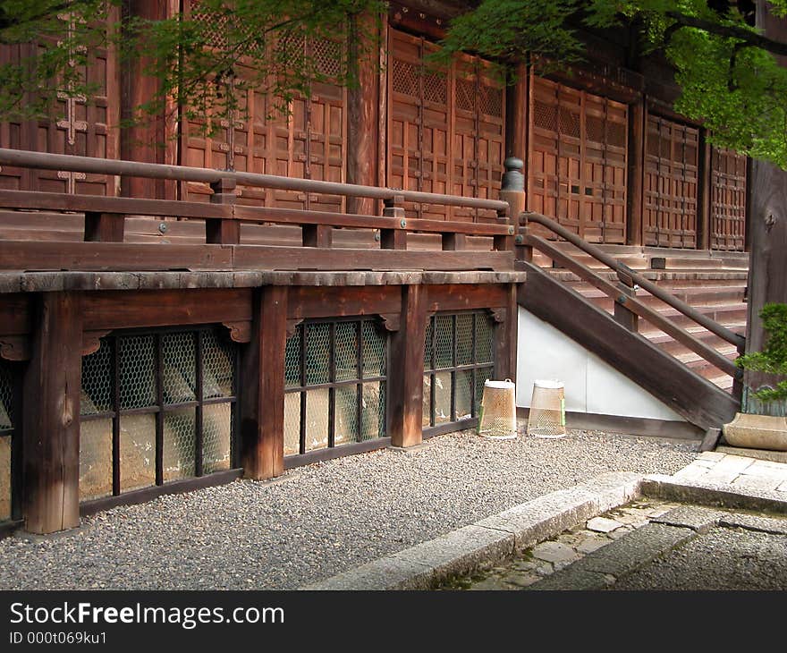 Wooden Temple Gate