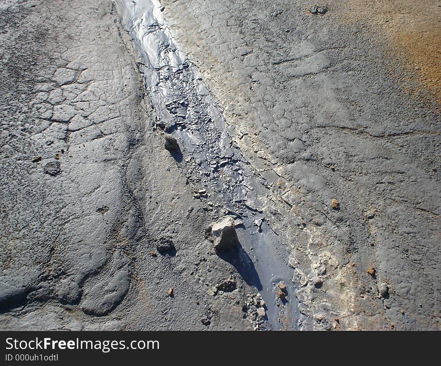 This photo is taken of the mud at a geothermal hot area in Iceland (sounds weird but is true). This photo is taken of the mud at a geothermal hot area in Iceland (sounds weird but is true)