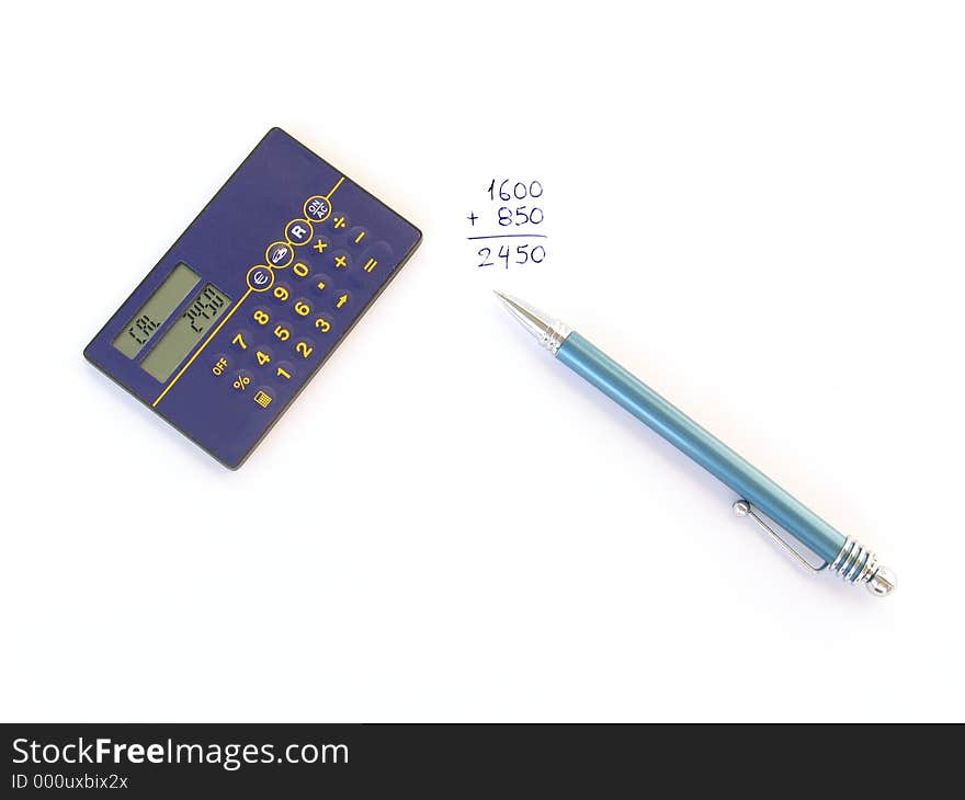 Calculate a sum using a calculator, or a pen and a piece of paper!. Calculate a sum using a calculator, or a pen and a piece of paper!