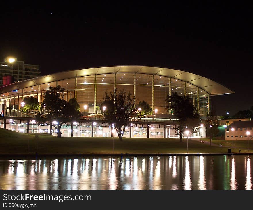 Adelaide function centre taken @ night from across the torrens river long exposure. Adelaide function centre taken @ night from across the torrens river long exposure.