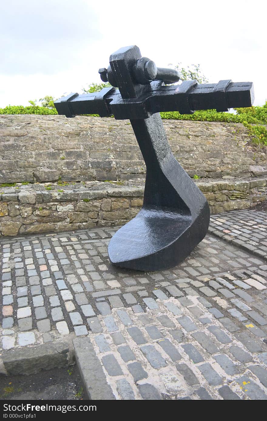 Anchor, Culross, FIFE, Scotland. Anchor, Culross, FIFE, Scotland