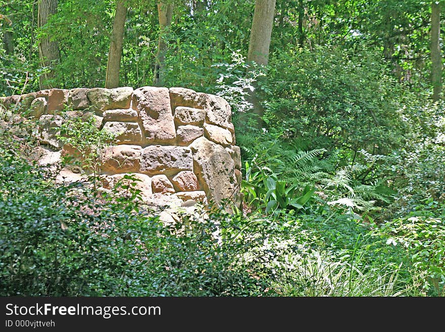 Close up of a scenic rock outlook area. Close up of a scenic rock outlook area