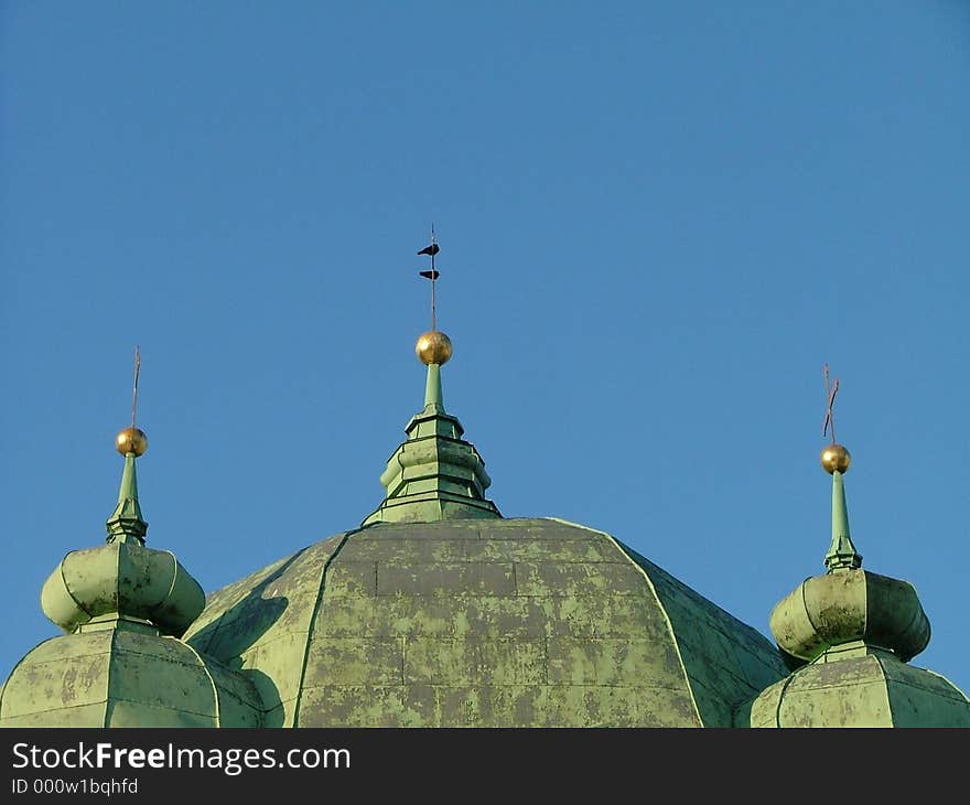 Pinnacles of Russian Orthodox church