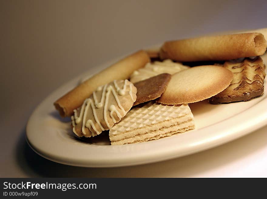 A plateful of cookies