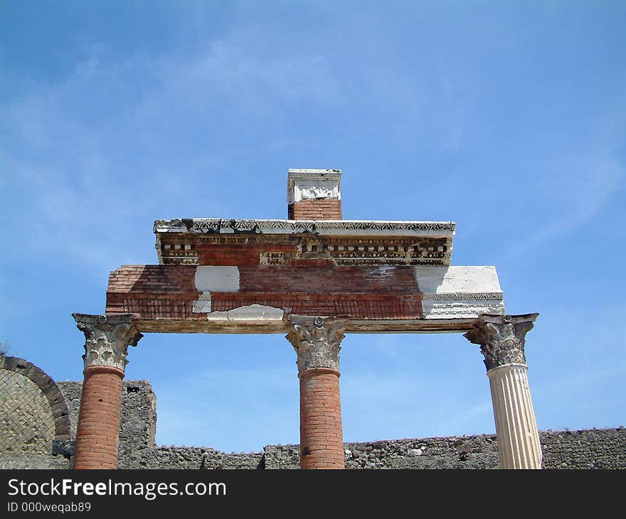 Ruins in Rome, Italy