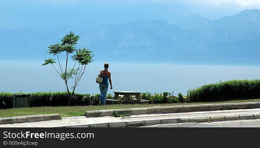 Woman At The Sea.