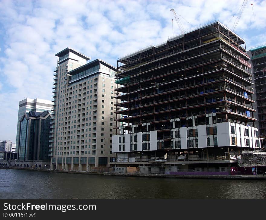 This are some of the many splendid office buildings in London Docklands. This are some of the many splendid office buildings in London Docklands.