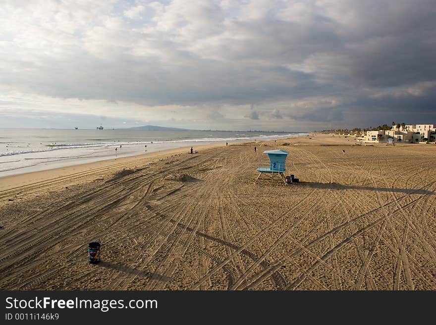 Scenic shot of a beach. Scenic shot of a beach