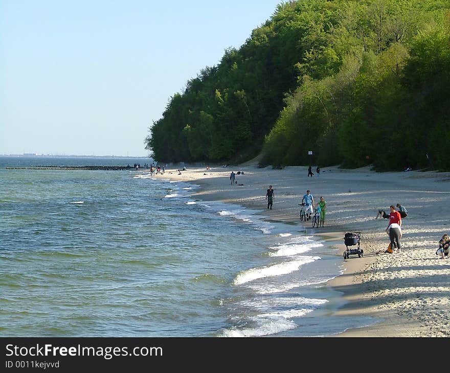 Nice summer day at the seaside