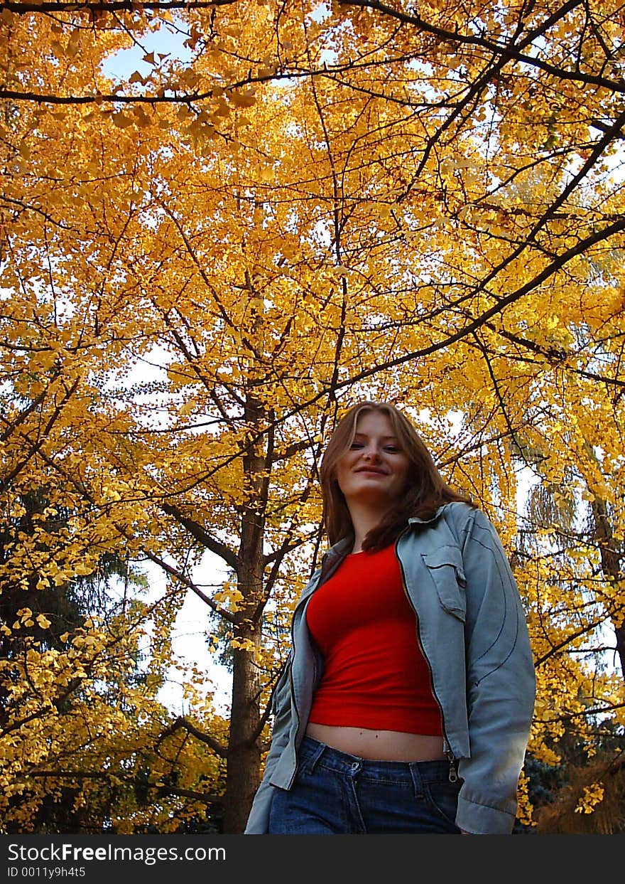 Girl In Park