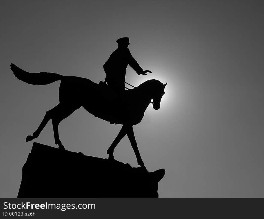 Zhukov's monument. Zhukov's monument