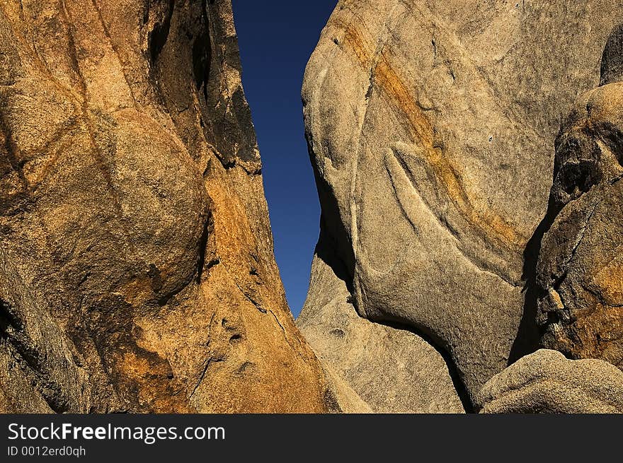 Closeup Of Rock Formations,Joshua Tree,California. Closeup Of Rock Formations,Joshua Tree,California