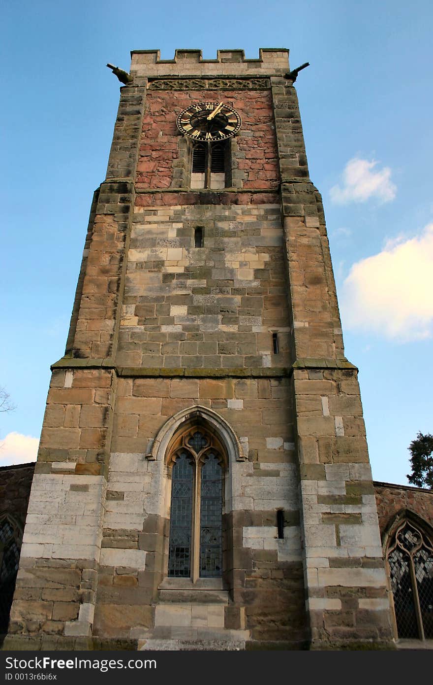 An English village church.