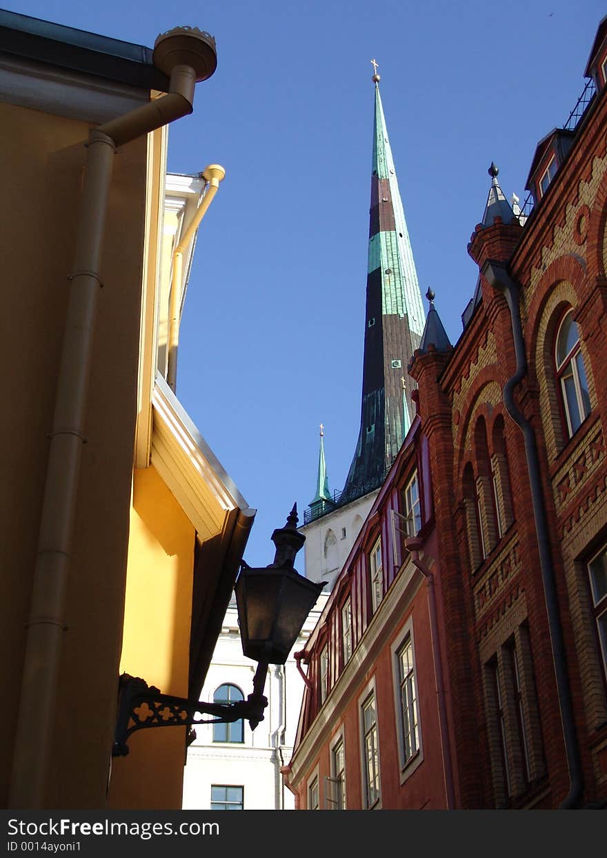 Old town view in Tallinn