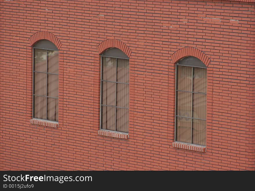 Brick building with great window views. Brick building with great window views