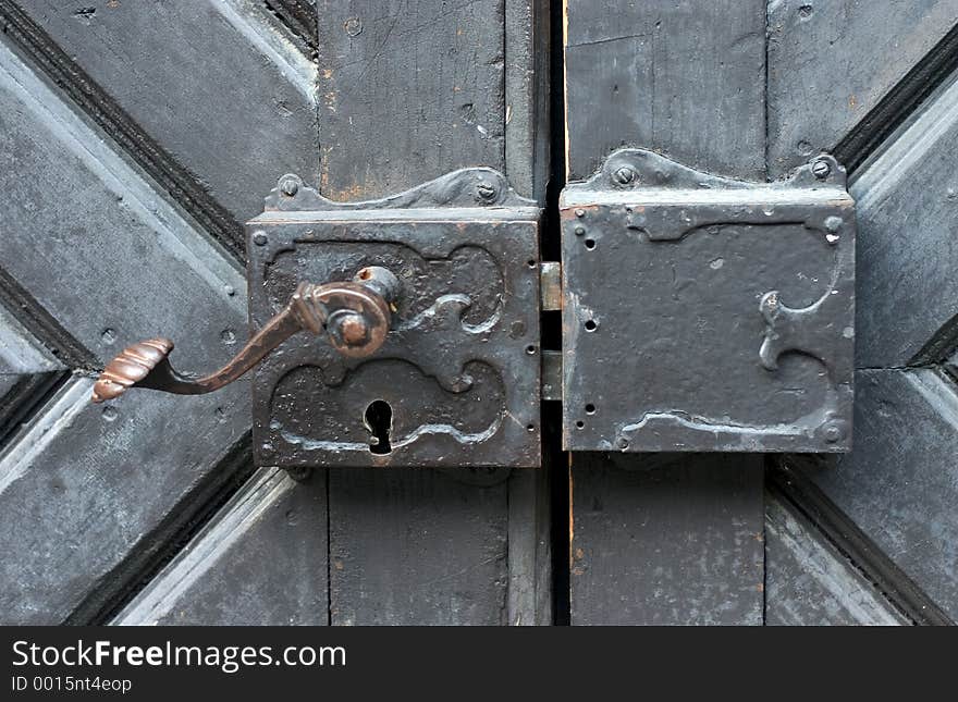 Old door handle