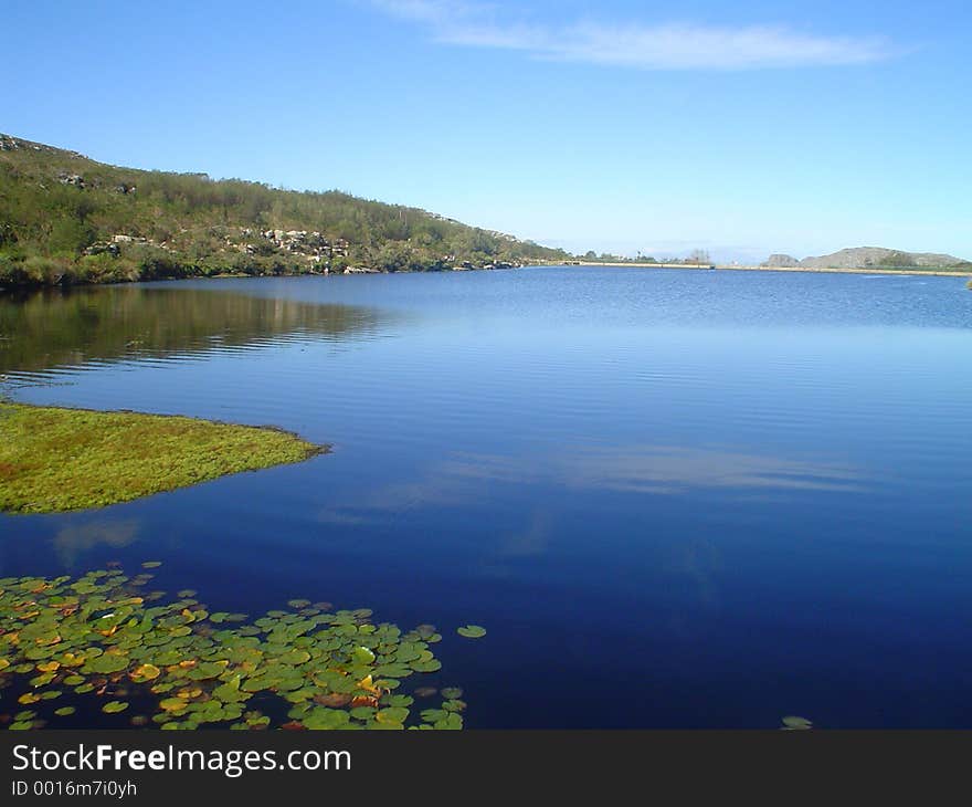 Silvermine Reservoir in Cape Town. Silvermine Reservoir in Cape Town