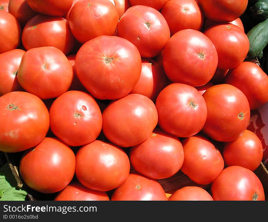 Tomatoes Closeup