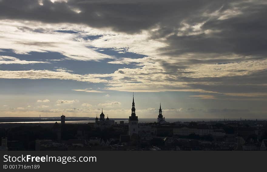 Tallinn View From Radisson SAS Hotel