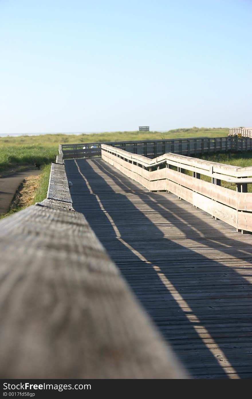 A boardwalk along the dunes of long beach washington. A boardwalk along the dunes of long beach washington