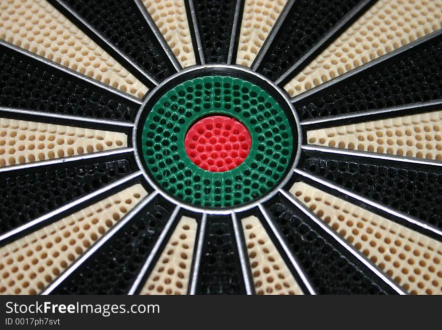 Bulls Eye of Dart Board