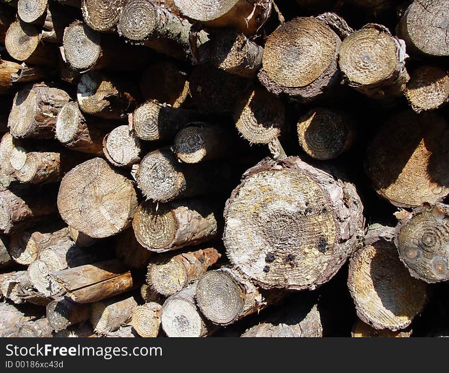 Abstract background, woodpile