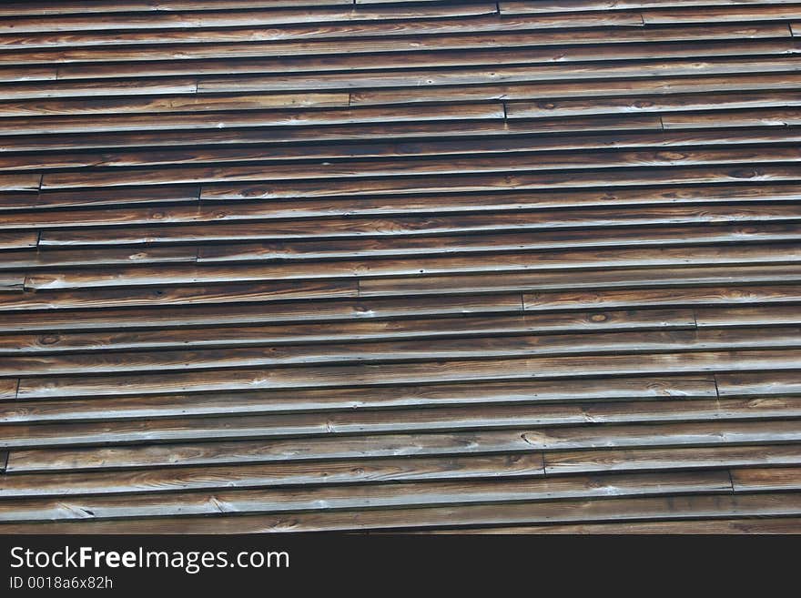 Old Wooden Slats of a covered bridge