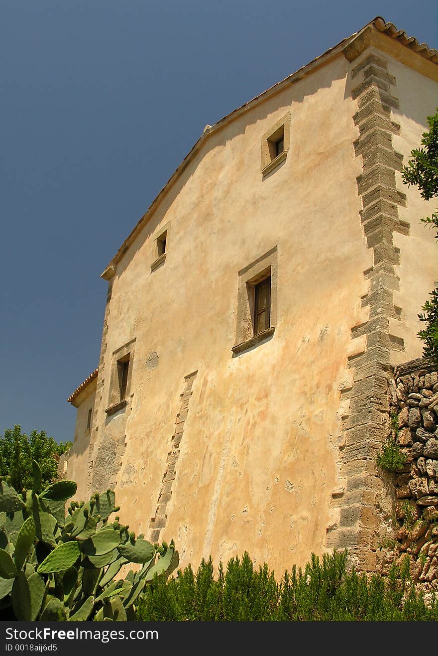 Historical cottage on the spanish island Mallorca. Historical cottage on the spanish island Mallorca