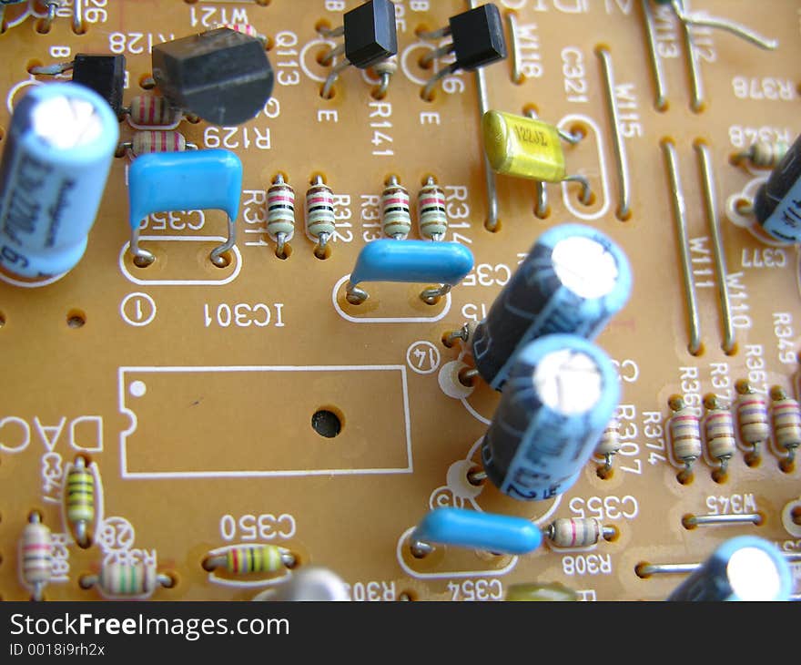 Electronic Circuit Board Background
