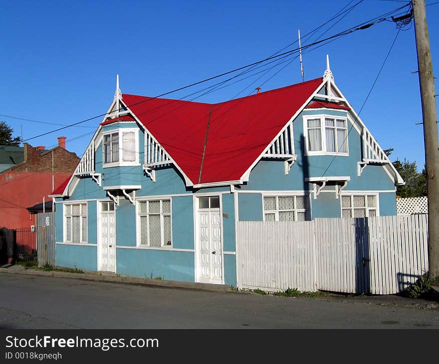 Old wooden house in Argentina