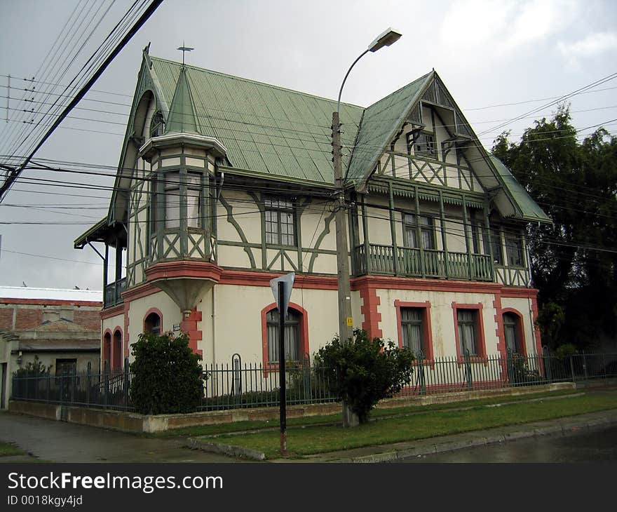 Old wooden house in Argentina