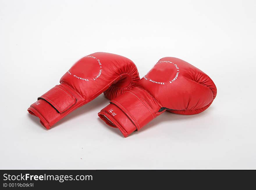 Red Boxing Gloves. Red Boxing Gloves