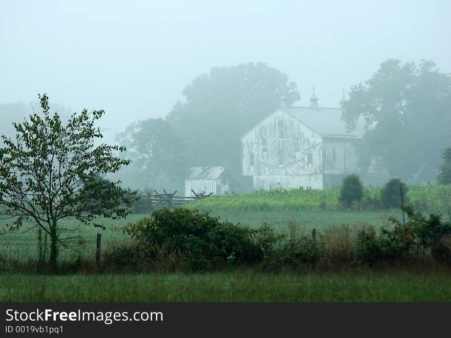 Misty Barn