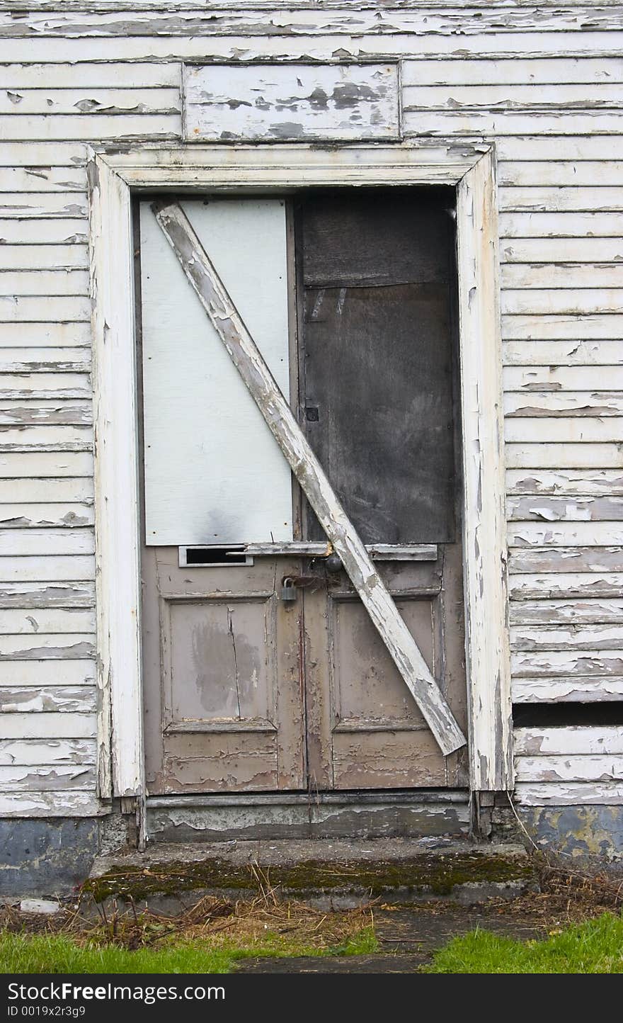 Neglected dcaying door. Neglected dcaying door