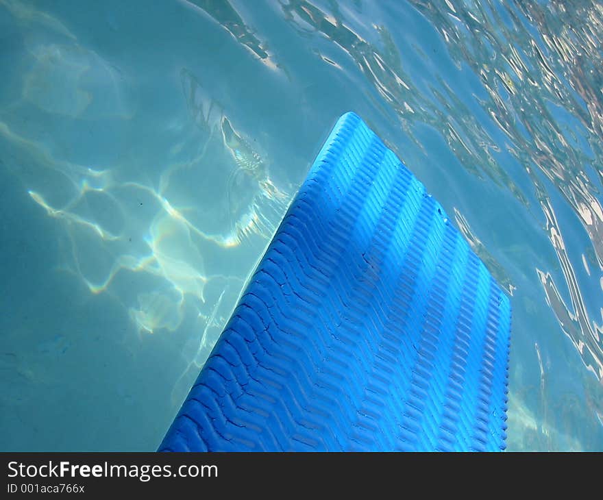 Water toy floating in pool. Water toy floating in pool