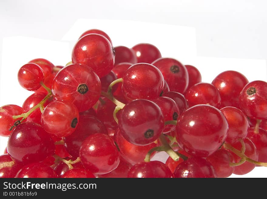 Fresh picked redcurrants