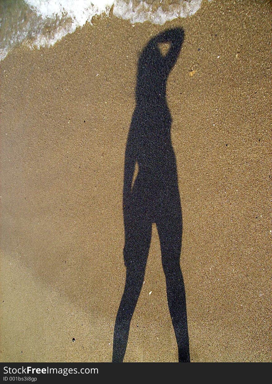 Girl shadow