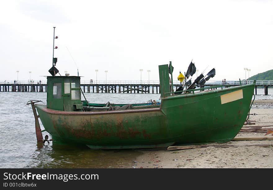 Old fishing boat