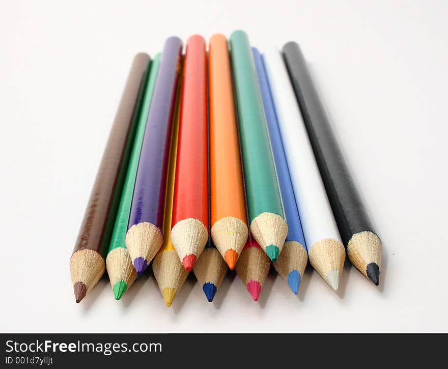 Stack of Colored Pencils