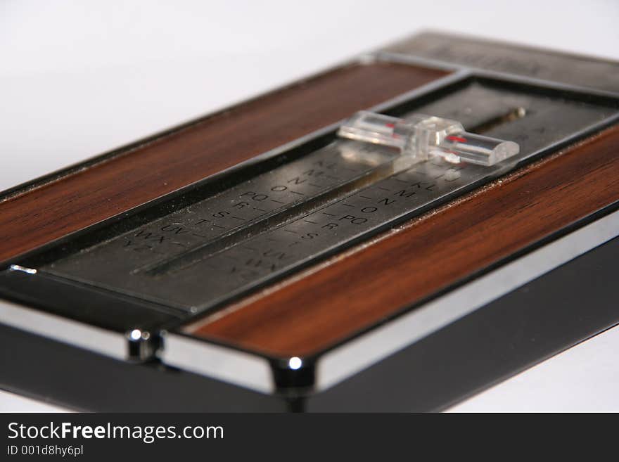 A telephone register, isolated on a white background