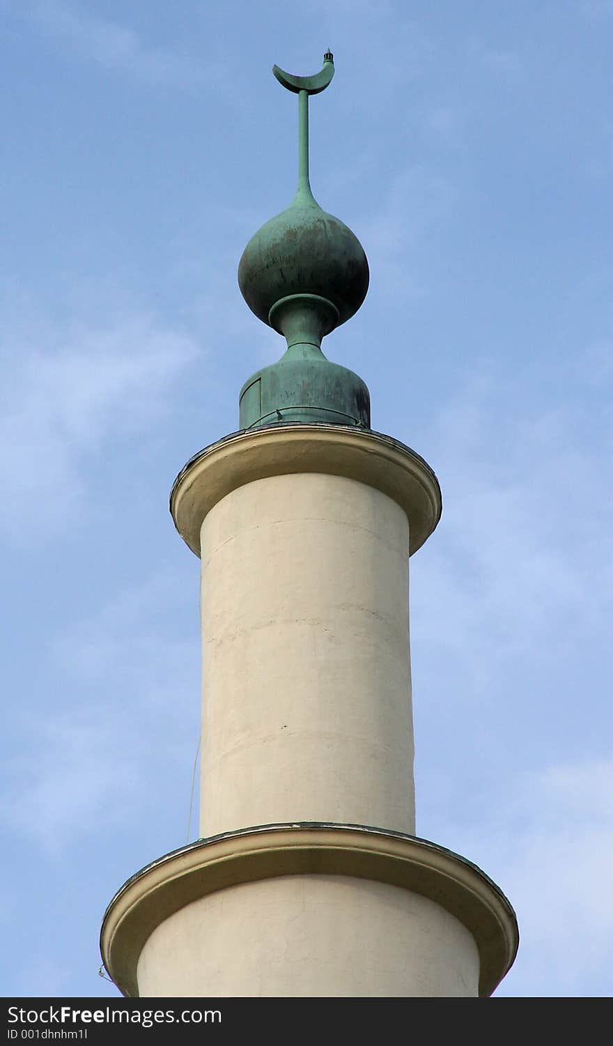 A minaret of a mosque