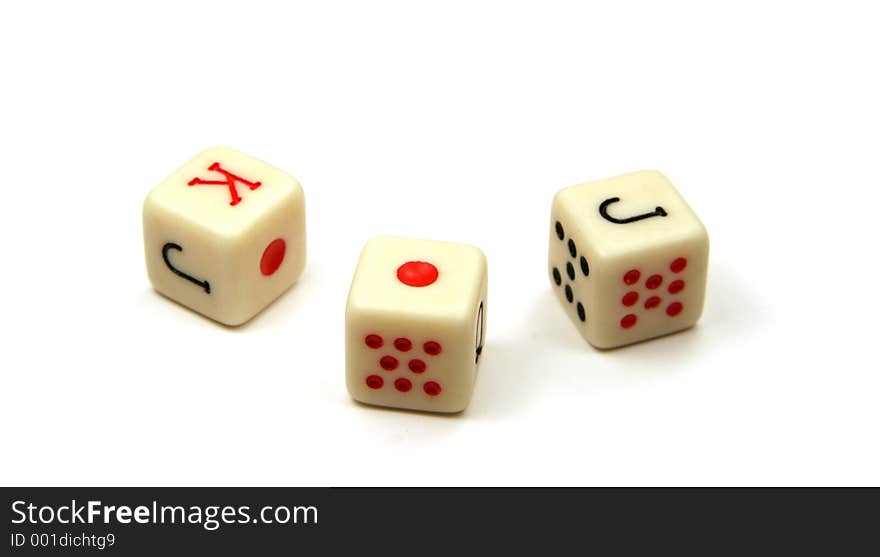 Three poker dices