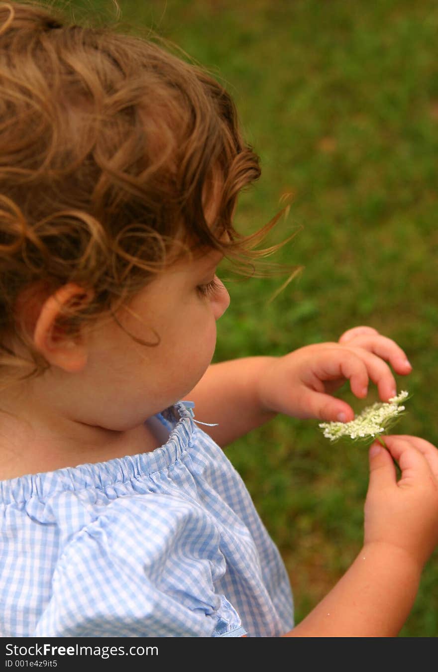 Child In The Garden