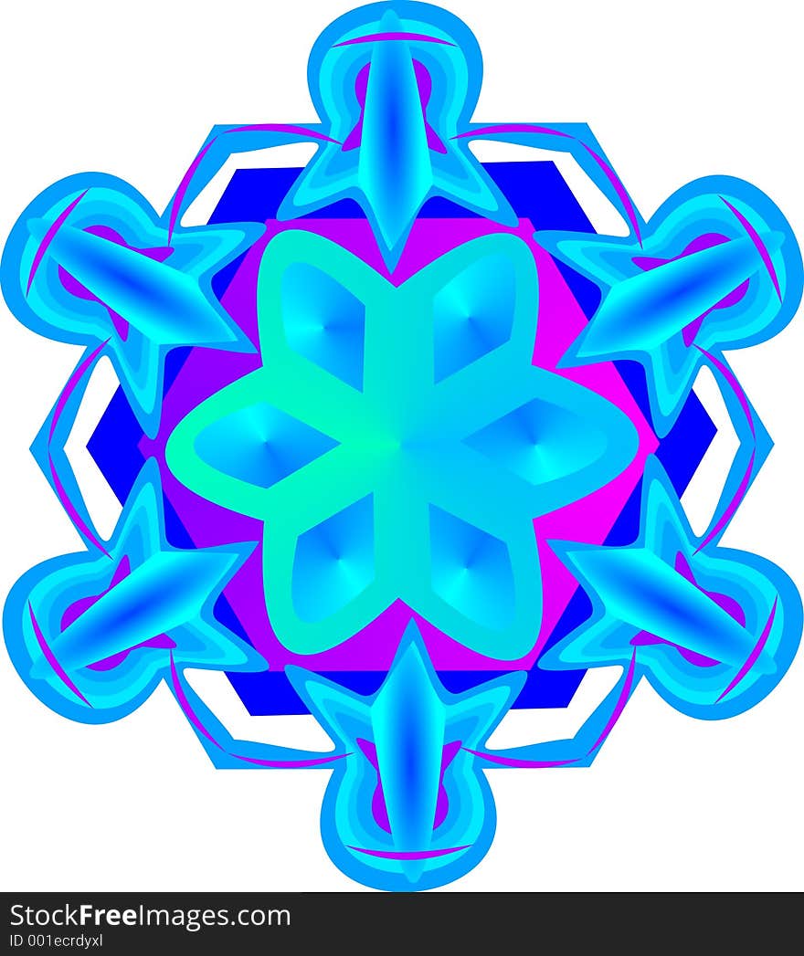 Snowflake decoration