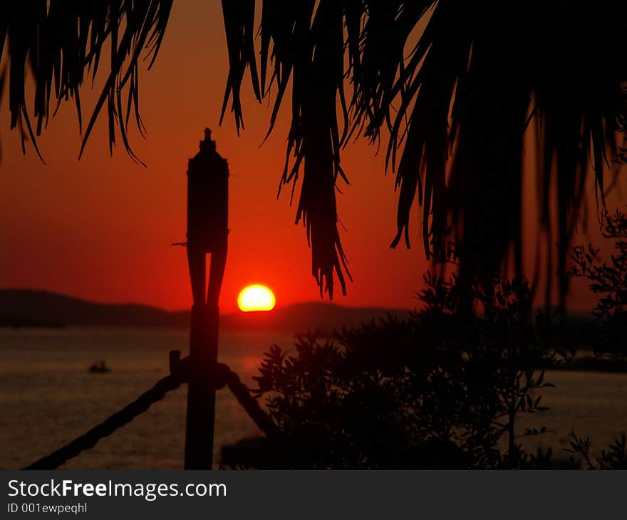 Sunset @ St. Filip & Jakov, Croatia. Sunset @ St. Filip & Jakov, Croatia