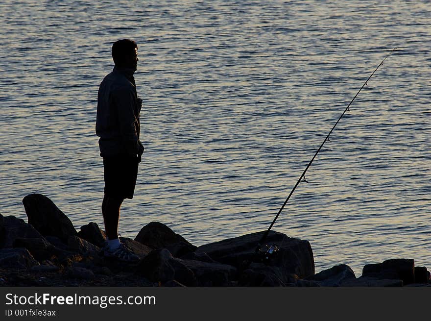 Fishing Silhouette