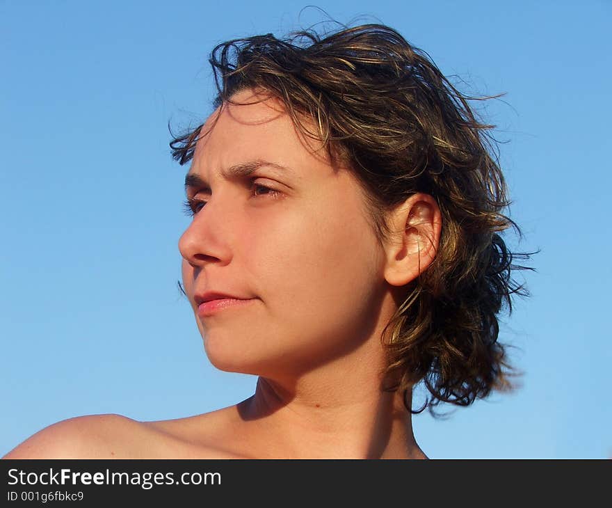 Woman On The Beach