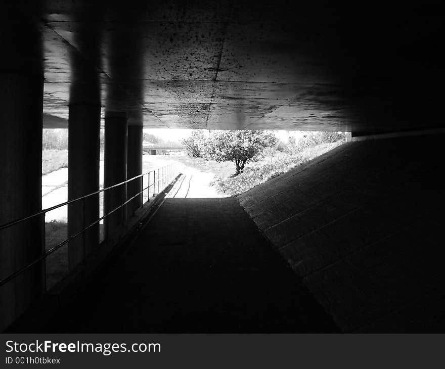 This is a motorway underpass.